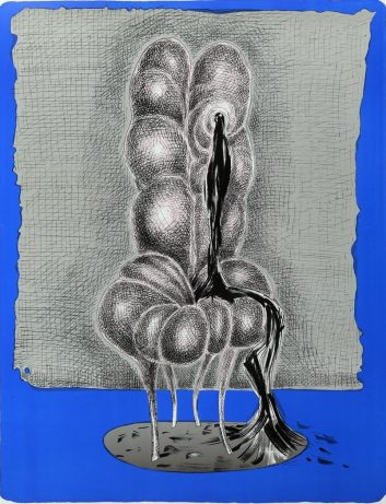Xénia Hoffmeisterová - Zraněná,2019,litografie,80x60cm,náklad 100d