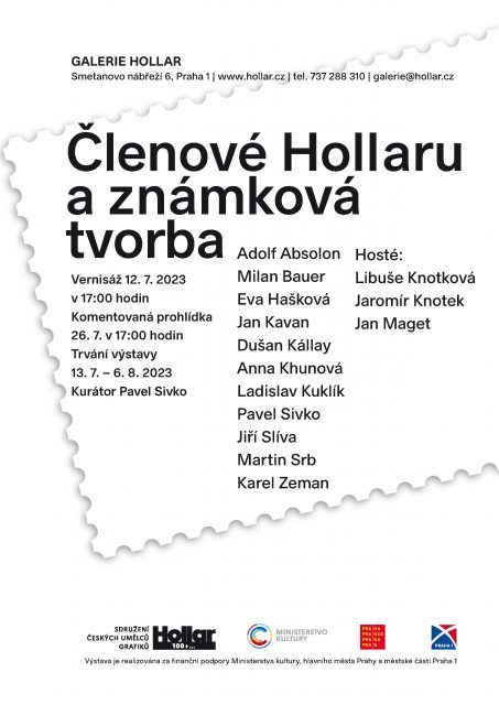Pozvánka - Známková tvorba Galerie Hollar A