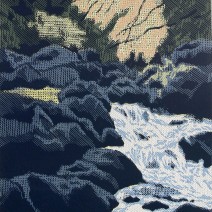 Světlo nad potokem,2007,70x48