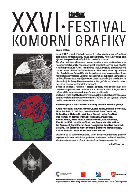 Galerie Hollar XXVI. Festival komorní grafiky ONLINE